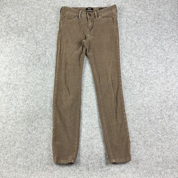 BDG UO Urban Outfitters Corduroy Pants Womens 27 Brown Mid Rise Cigarette Ankle* - Picture 1 of 16